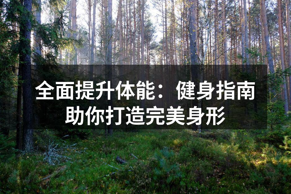健身过程中，合理的器材选择至关重要